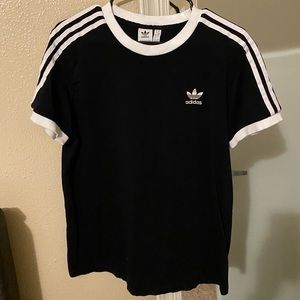 Adidas 3 Stripe tee (blk)